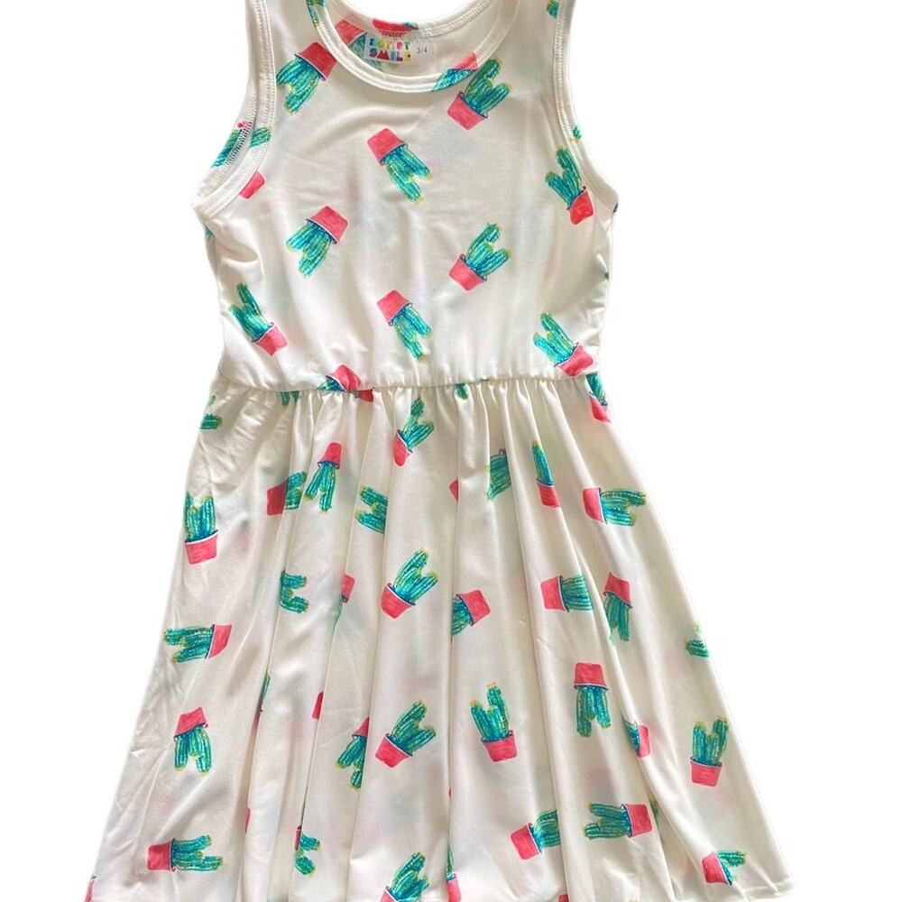 Brand New Dot Dot Smile Cacti Tank Dress - 12/24M
